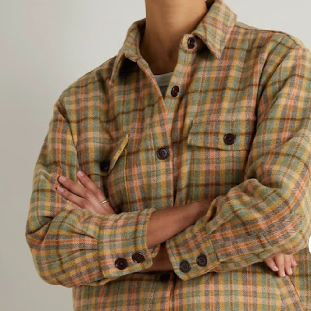 THE GREAT State Park Plaid Flannel Jacket